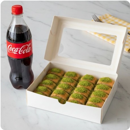 1000 Gr Fıstıklı Baklava 1 Litre Cola Şanlıurfa pasta