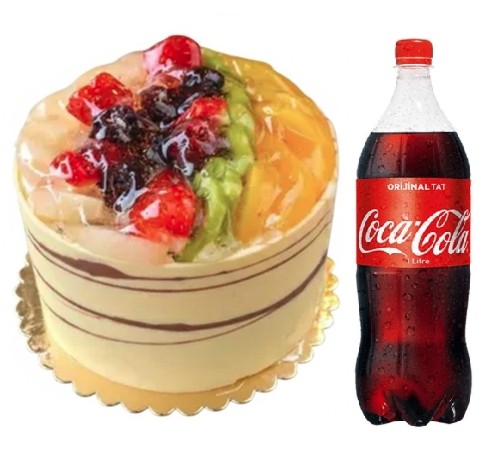 4 ile 6 kişilik karışık meyveli yaş pasta 1 lt cola kutlamalara ferahlık katan enfes tat. Şanlıurfa pasta